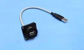 UNJWシリーズ,丸型コネクタ,防水コネクタ,USB
