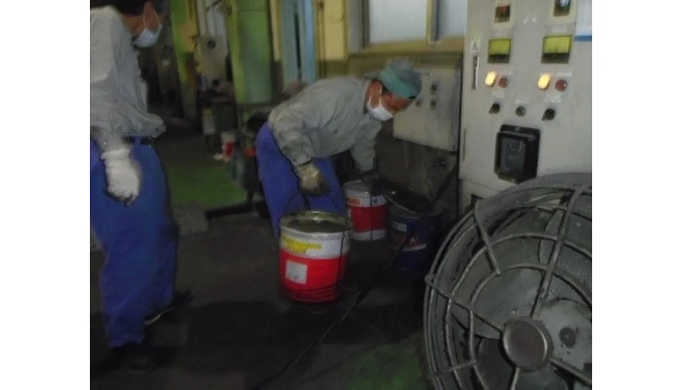 集中溶解炉の異常時の訓練