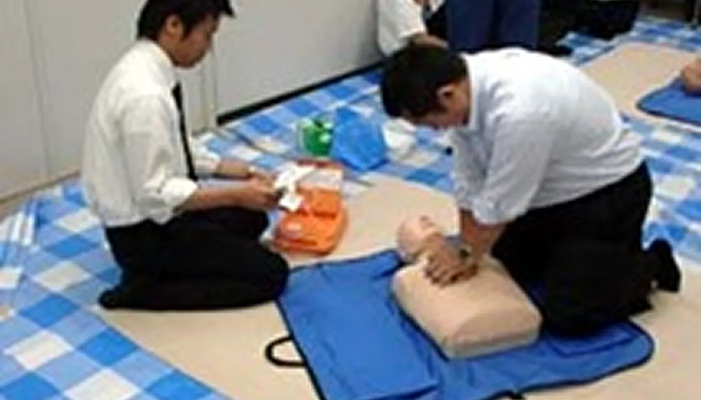 普通救命講習の実施（本社・狭山工場）